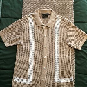 Massive Men’s Knit Button Down Shirt